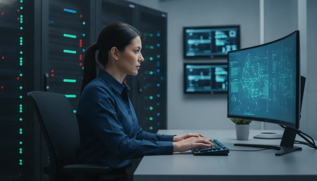 Security operations team reviewing alerts from business systems
