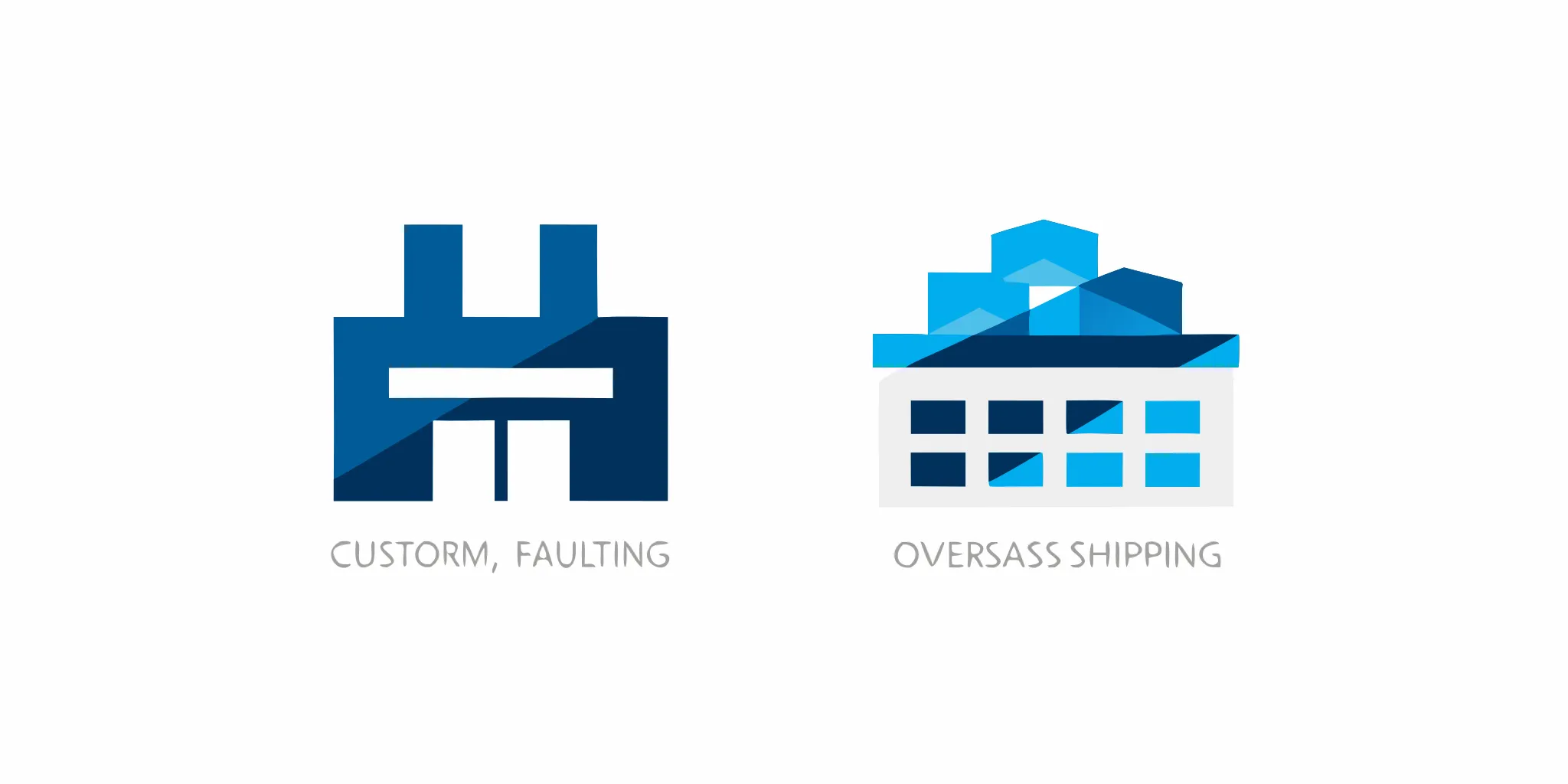 Comparison of domestic US manufacturing facility and international shipping for retail fixture production