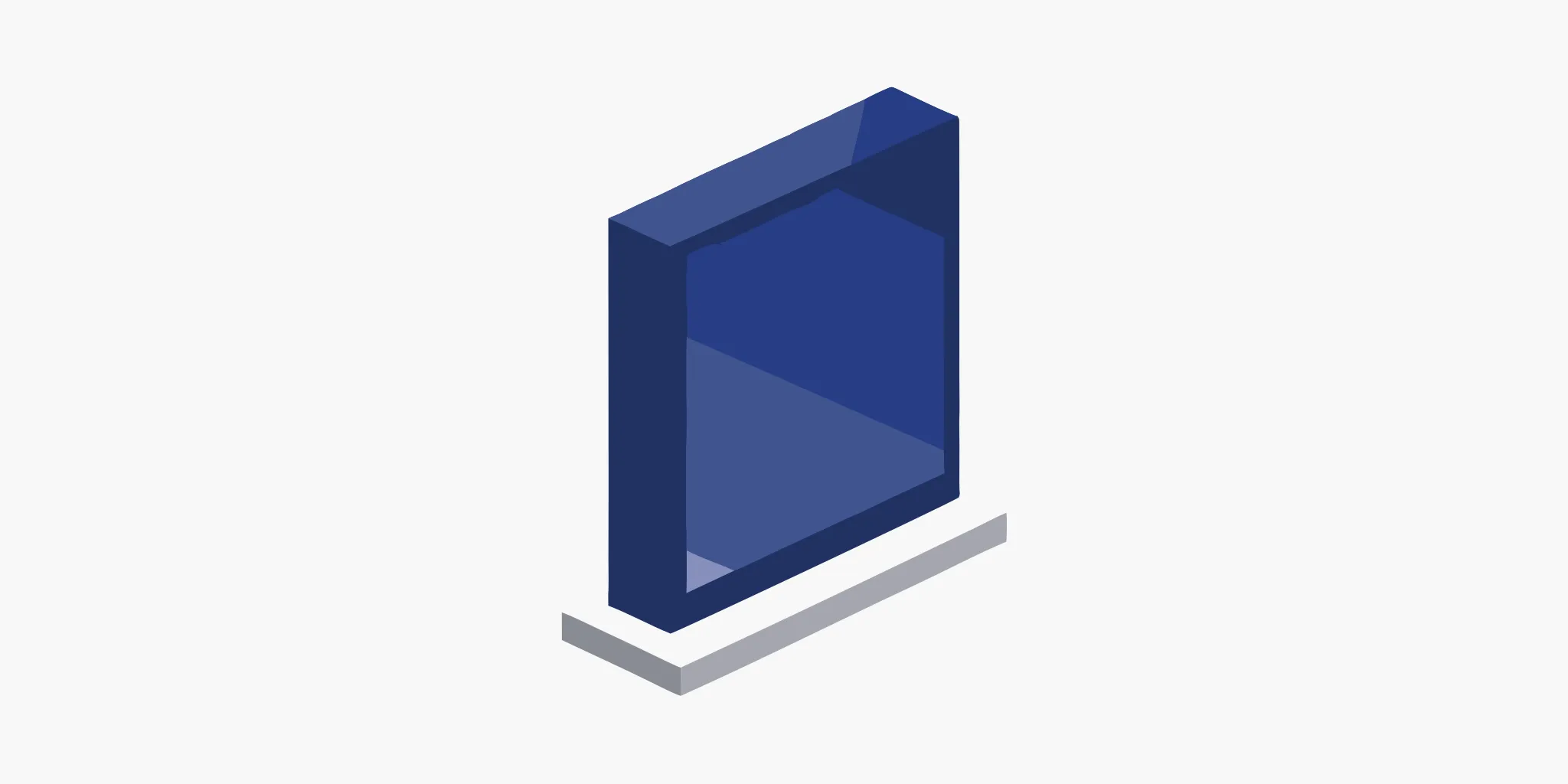 Icon for a guide on choosing and using freestanding displays in retail.