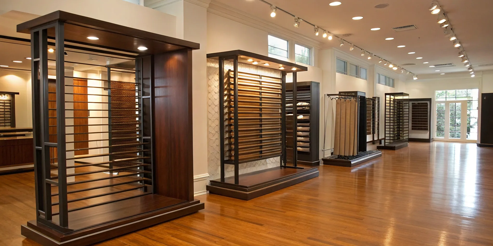 Commercial display racks for purchase.