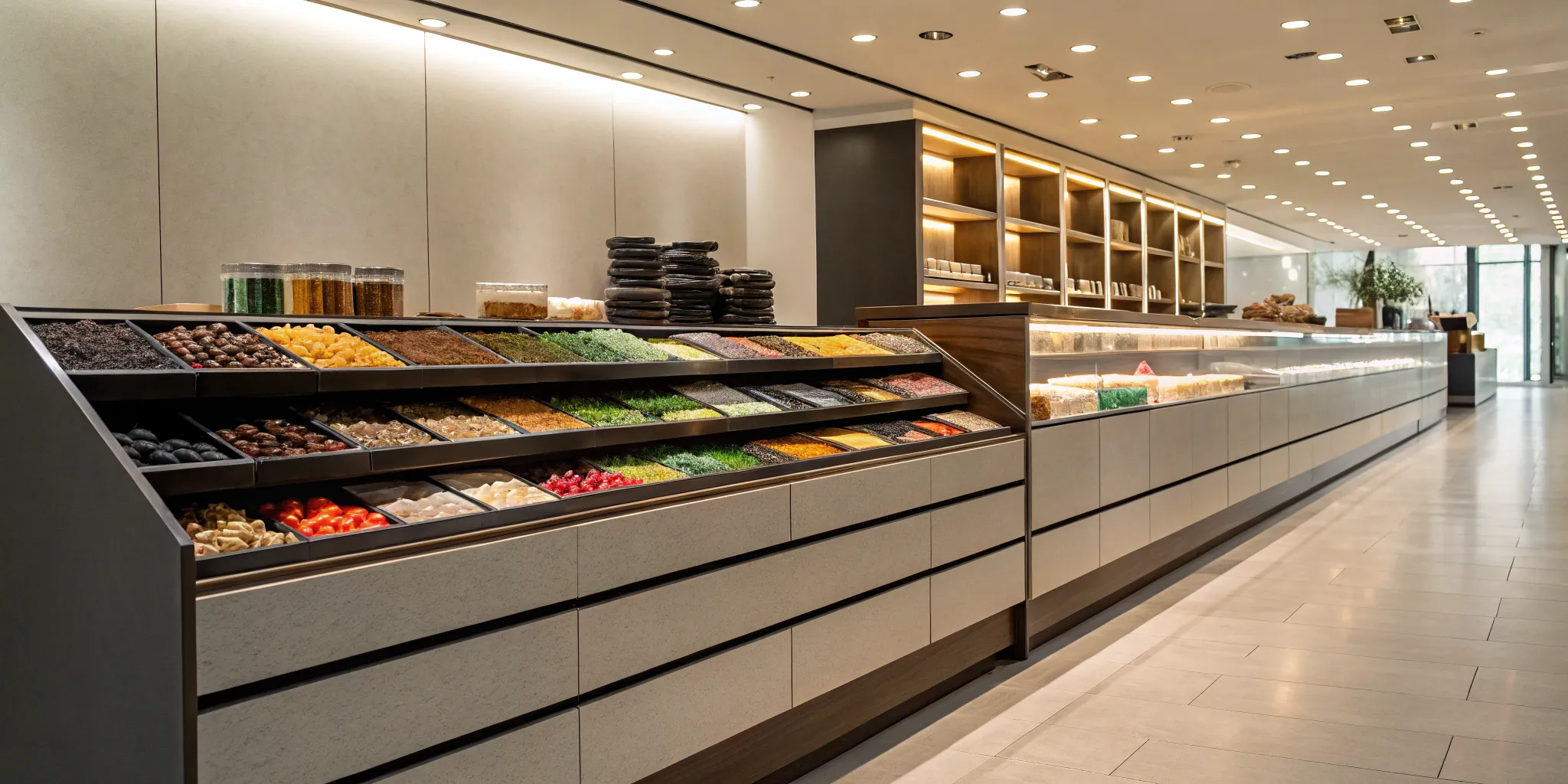 Organized checkout displays boost retail sales.