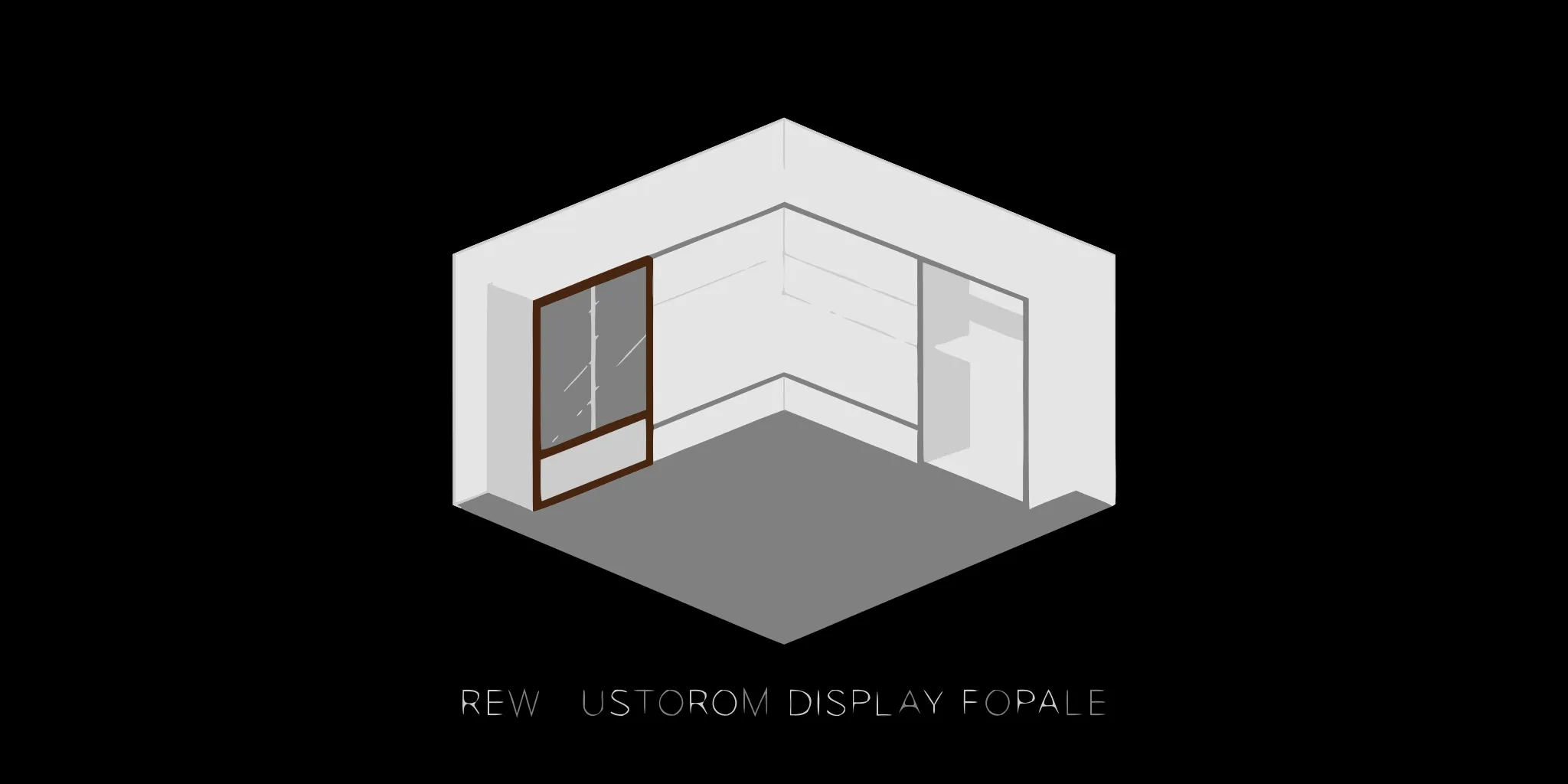 Modern retail store interior with custom clothing racks, shelving, and brand fixtures