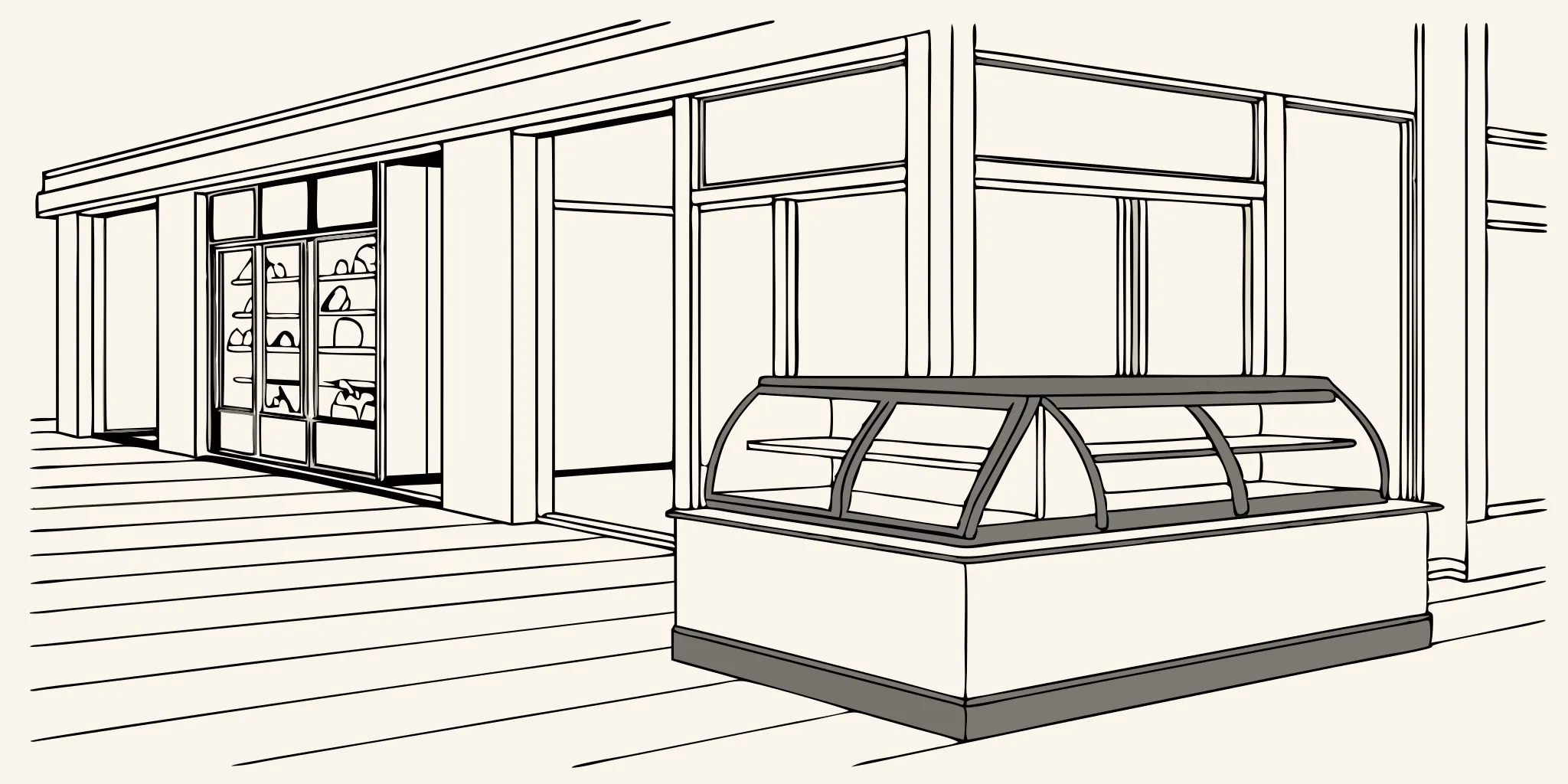 Retail store display solutions enhance product visibility.