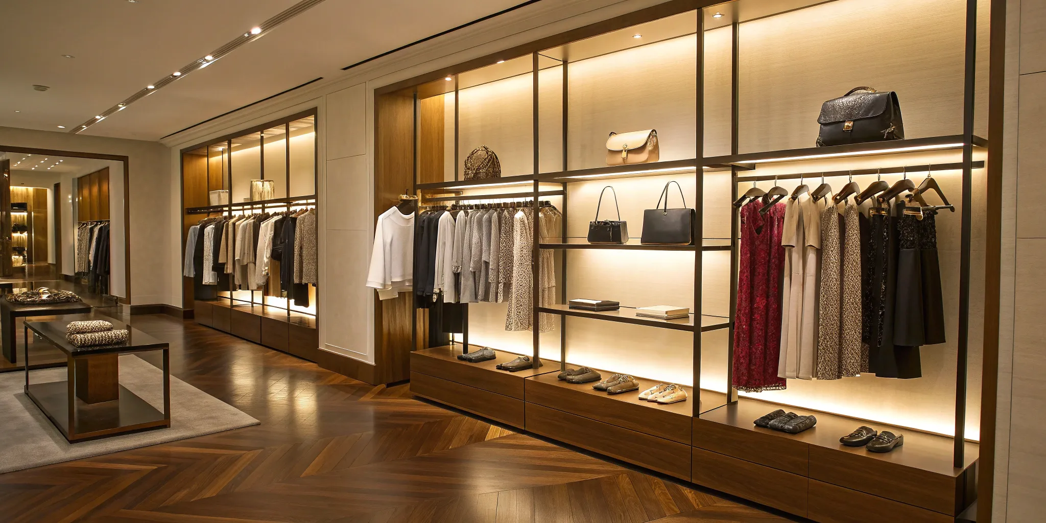 Visual merchandising best practices in a retail store.
