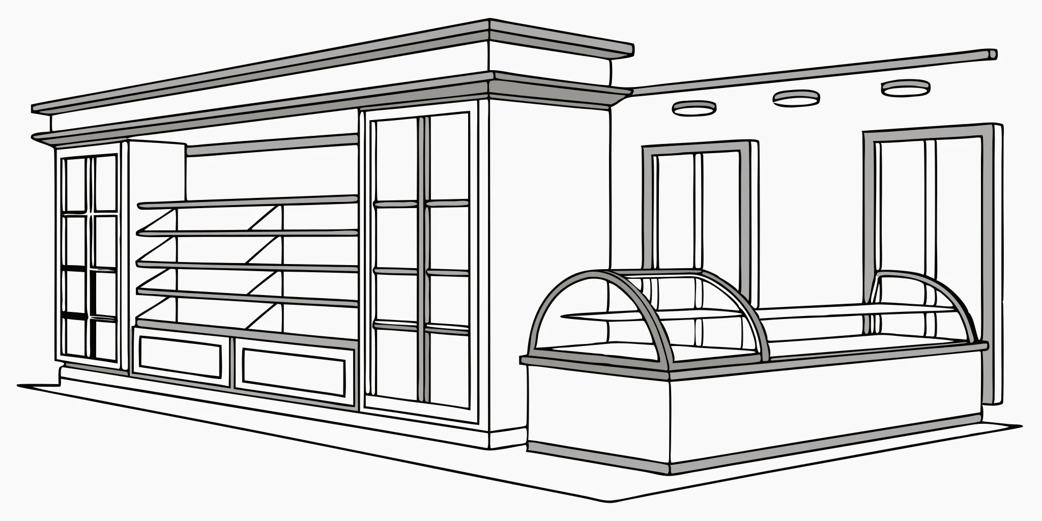 Retail fixture manufacturers produce display cases and shelving.