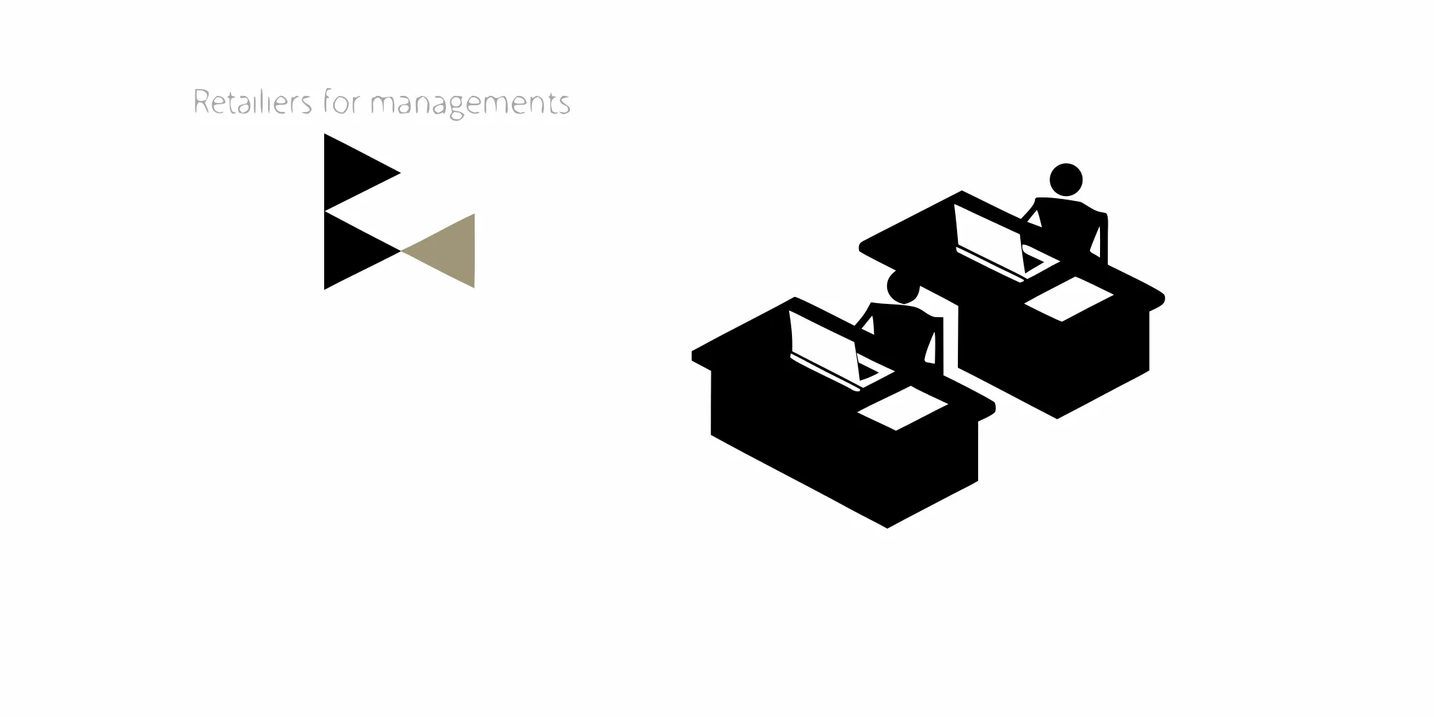 Retail professionals managing supplier partnerships on computers to build a resilient supply chain.