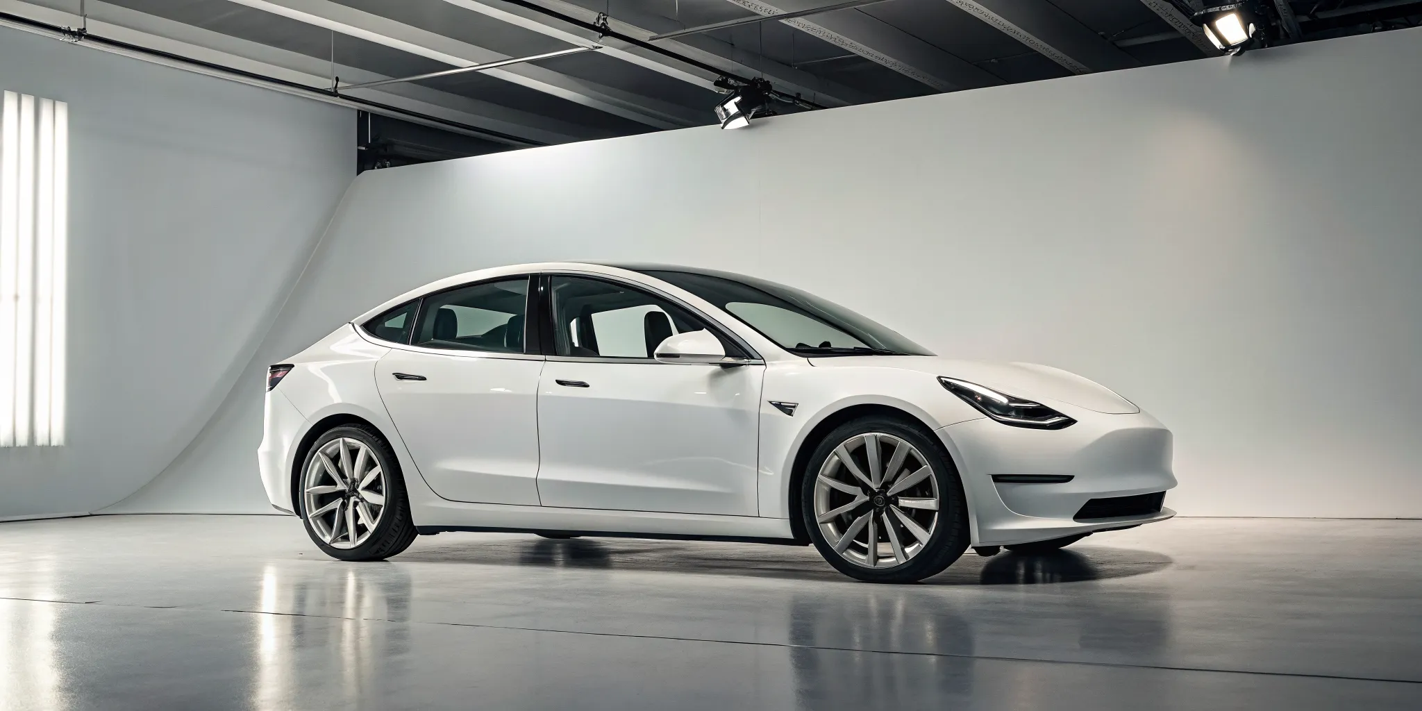 White 2021 Tesla Model 3 Long Range for sale.