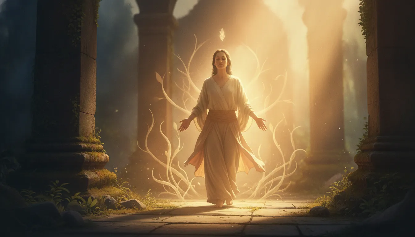 Healing why am I afraid of God by moving from shadow into warm light