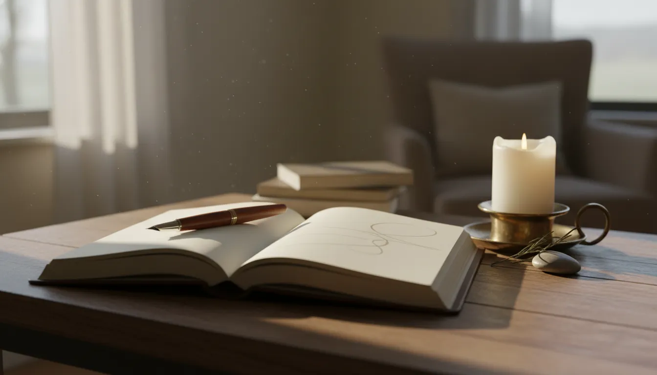 Journal practice for exploring what is divine guidance through peaceful reflection