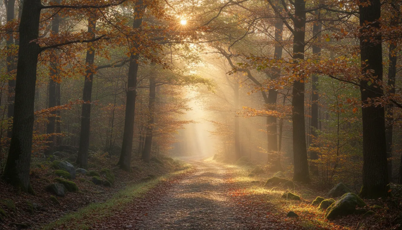 Peaceful path representing how to recognize divine guidance without fear