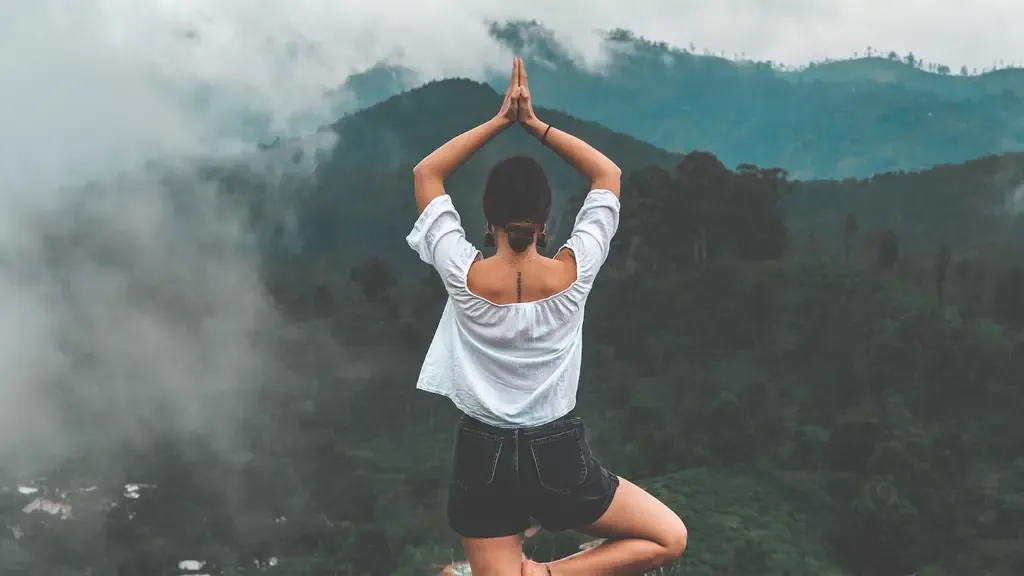 Person in quiet prayer and spiritual reflection as part of inner healing practice