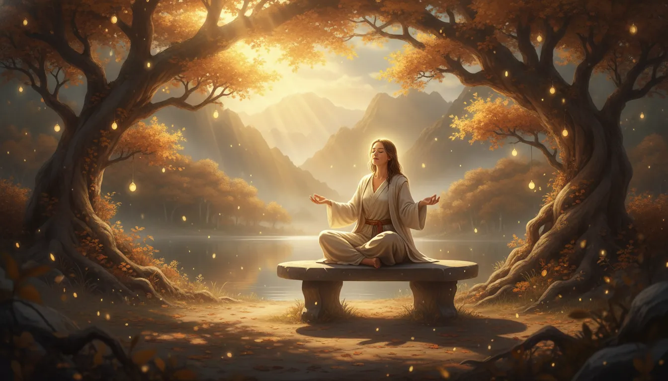 A person receiving grace while releasing spiritual perfectionism