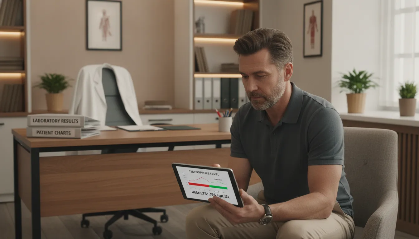 RewindMD patient reviewing a personalized hormone therapy plan on a tablet