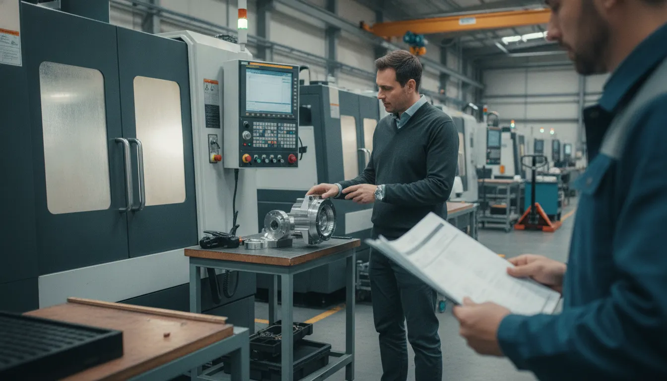 Manufacturing quoting software handoff from an estimate to a CNC production team