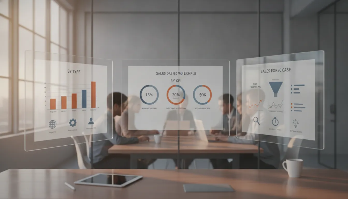Sales Dashboard Examples by Type, KPI, and Use Case