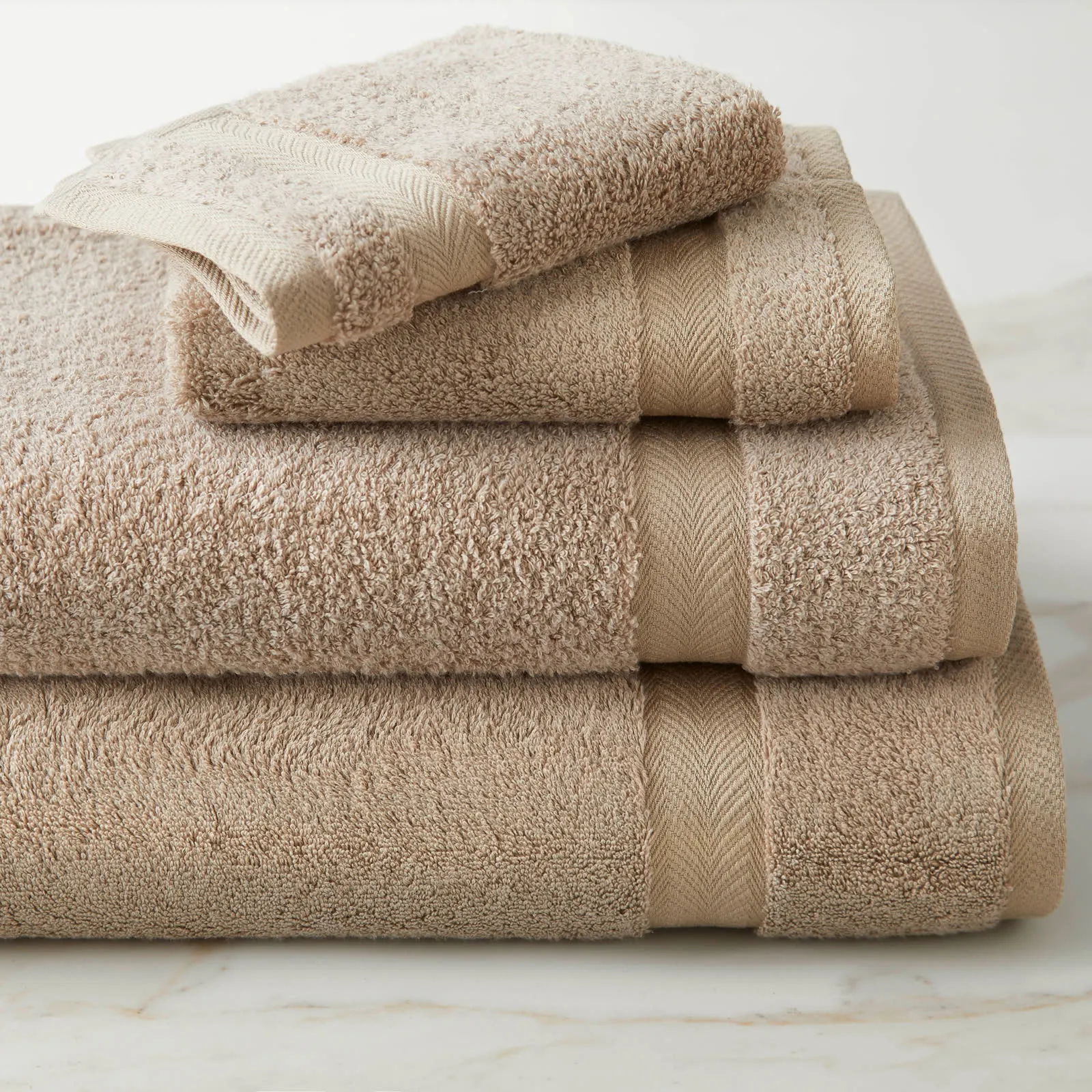 Cobblestone Amalfi designer bath towel for a curated luxury bathroom
