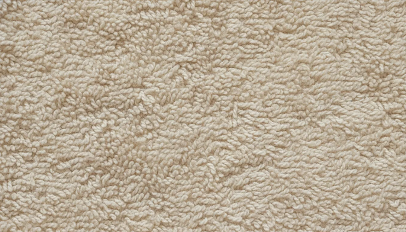 Close view of plush organic cotton bath towel loops in a refined neutral palette