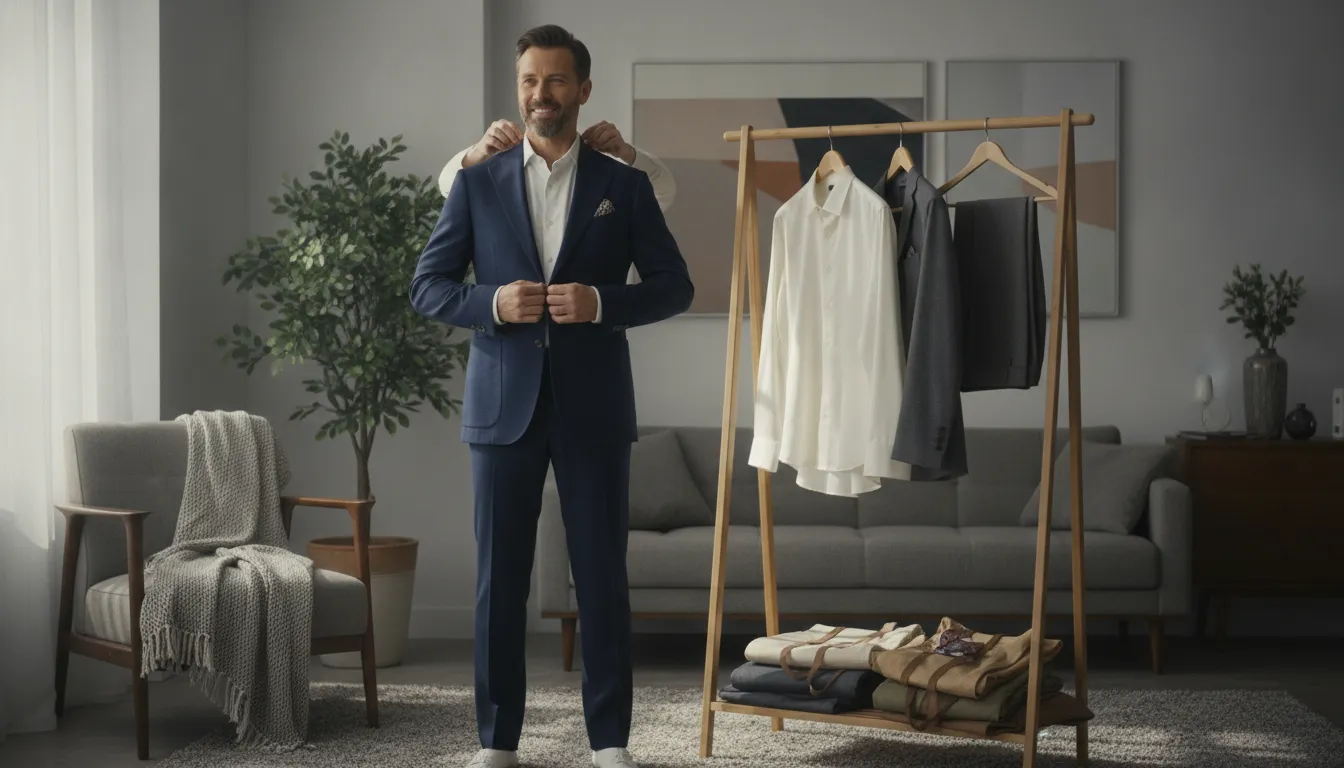 Curated clothing selections prepared for personalized wardrobe guidance