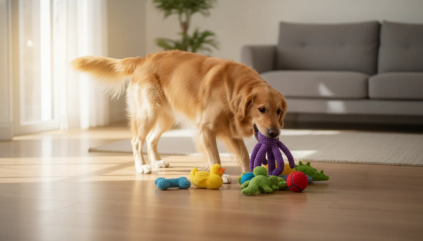why do dogs like squeaky toys safe toy selection