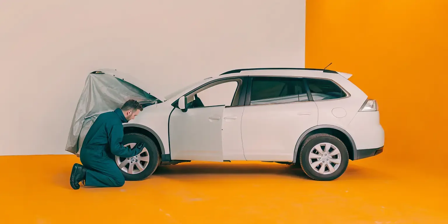 Technician performing a professional inspection for hidden storm damage