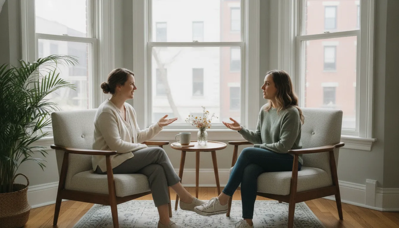 Supportive recovery conversation for ADHD and substance use dual diagnosis Boston care