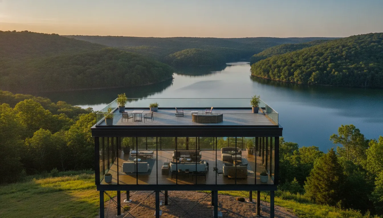 Wooded elevated home setting near Dale Hollow Lake at The Preserve at Dale Hollow