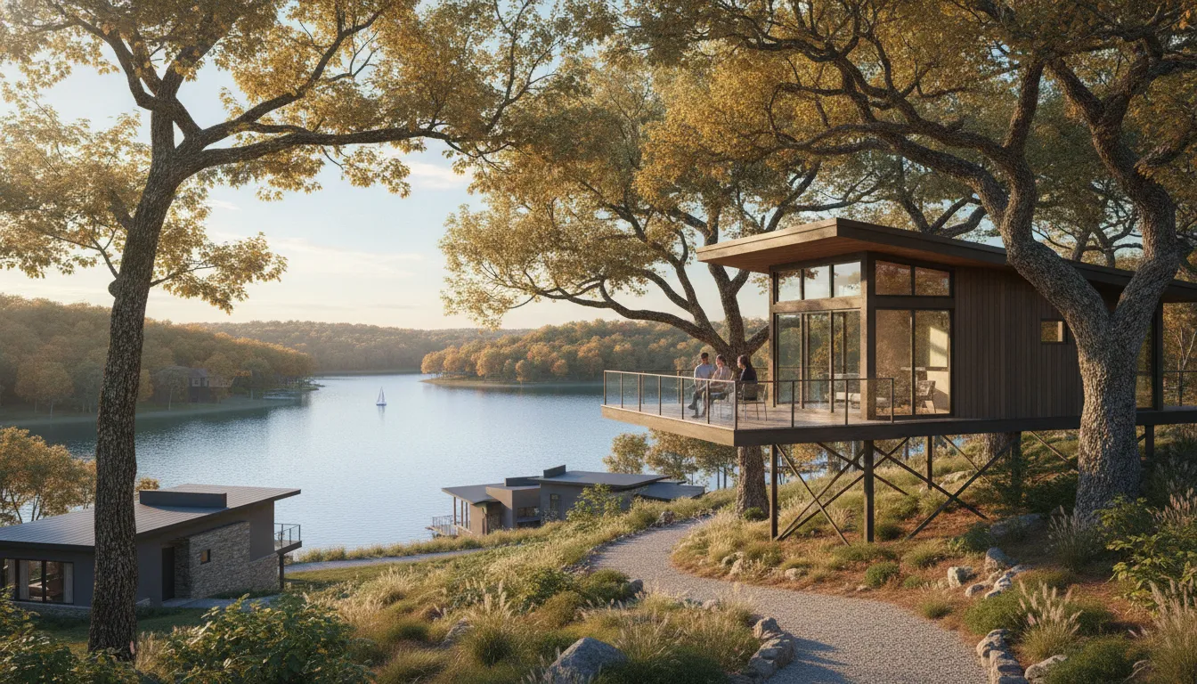 Wooded Dale Hollow lake-country setting