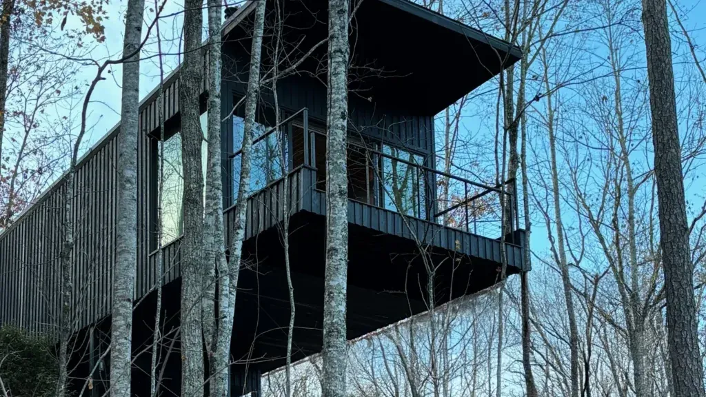 Elevated home among wooded lots at The Preserve at Dale Hollow
