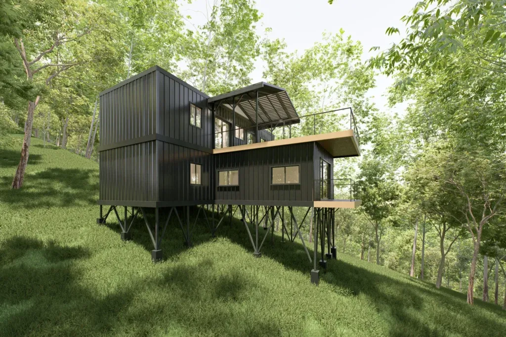 Modern elevated three-bedroom home at The Preserve at Dale Hollow
