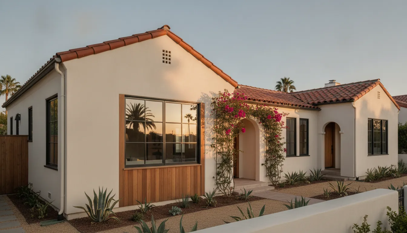 San Diego home addition exterior connection