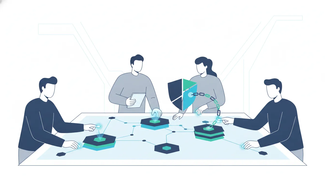Web application penetration testing team assessing connected application systems