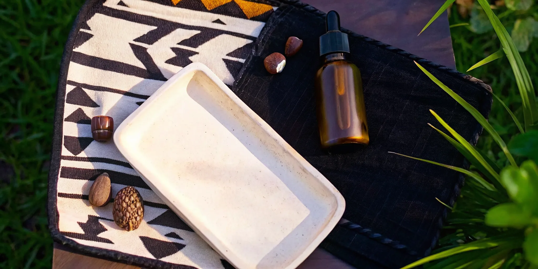 Acorn oil for skin layered in a luxury evening skincare routine