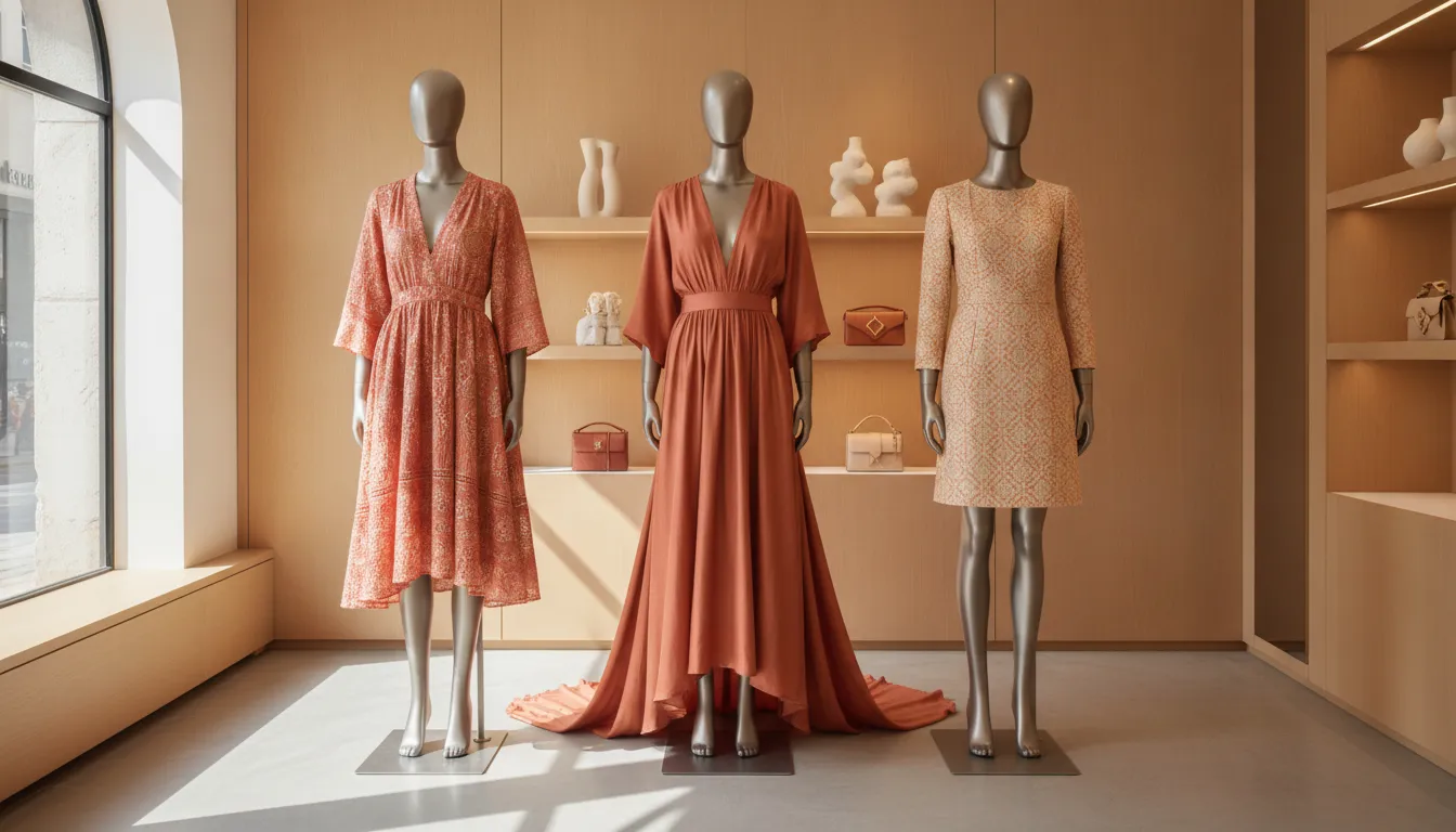 Tenues présentant différentes longueurs d'ourlet