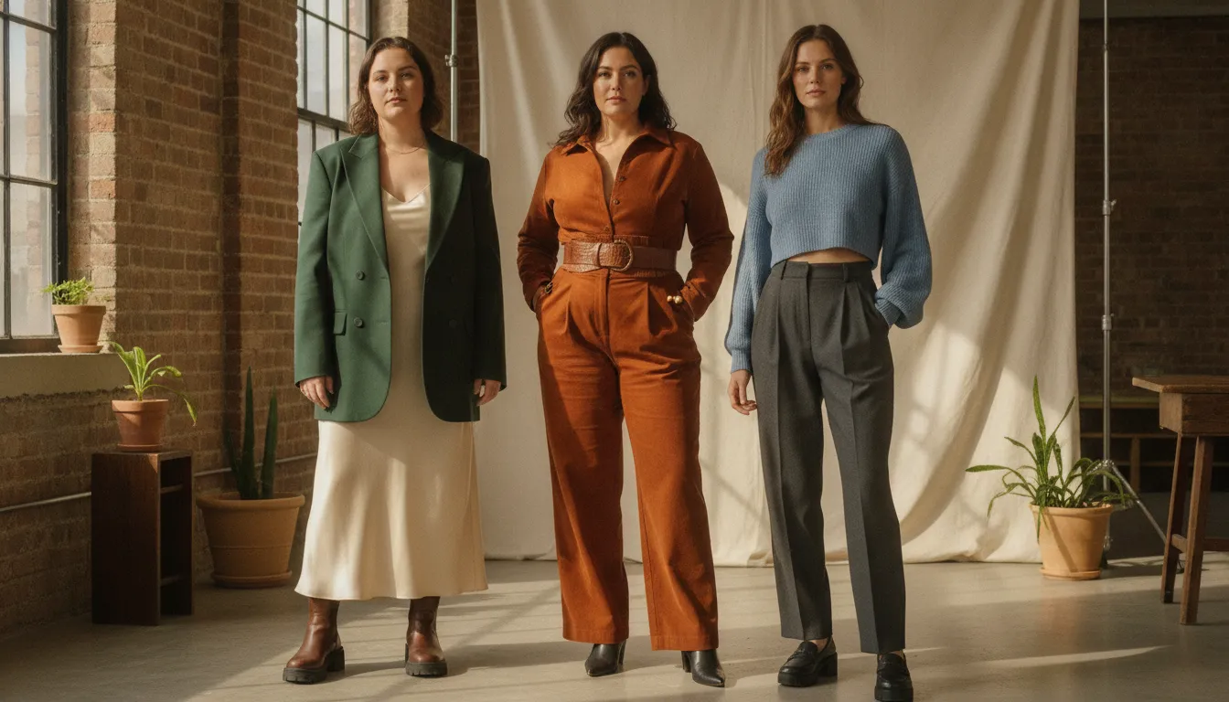 Exemples de tenues élégantes pour différentes morphologies femme