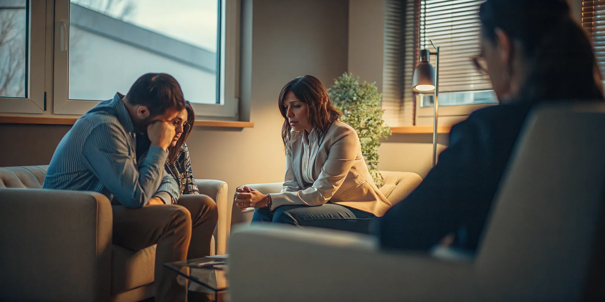 Family discussing a New Mexico wrongful death claim with an attorney