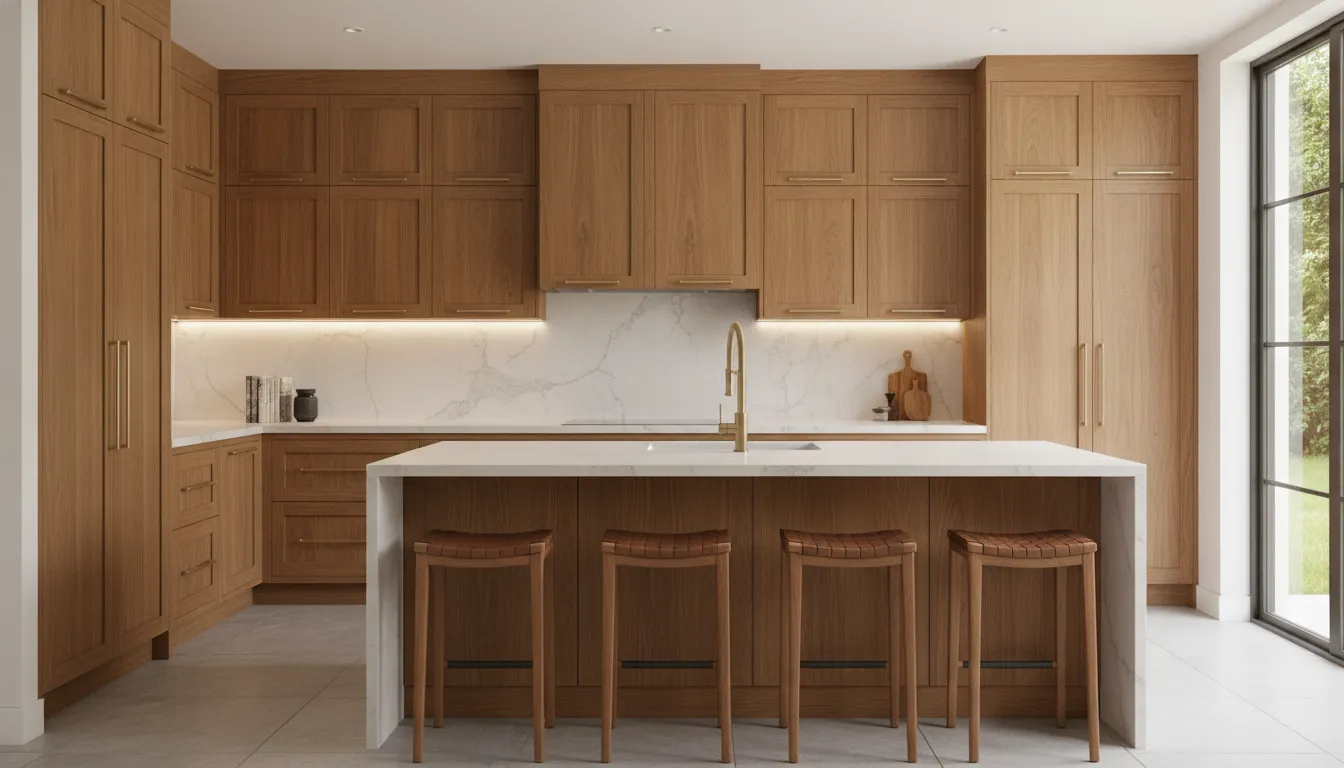 Inset cabinet doors mounted flush inside the face frame showing precise 1/16 inch gaps