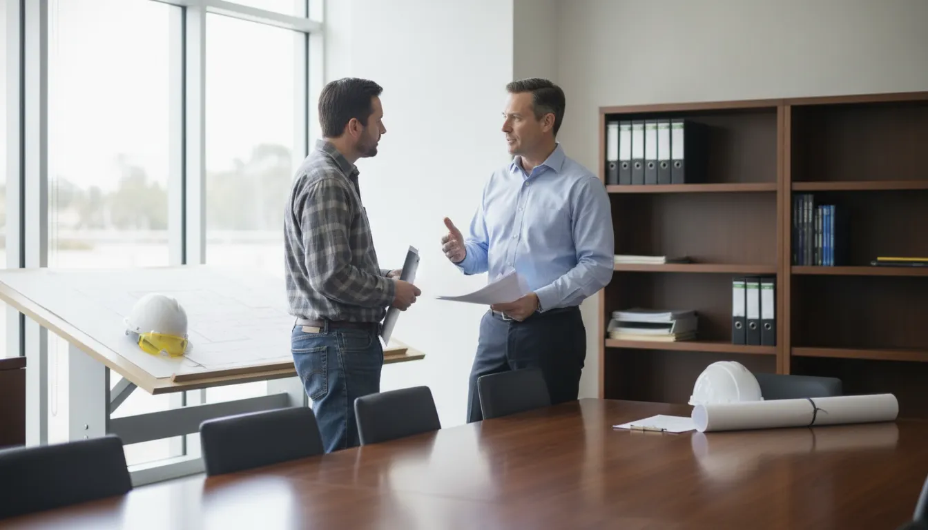 California construction payment recovery meeting between a contractor and project partner