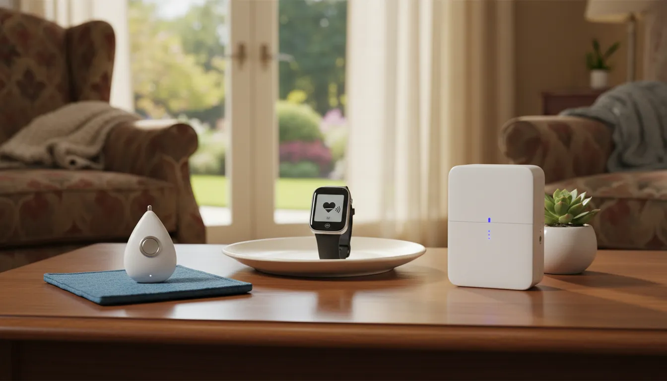 Fall detection device options for seniors at home and away