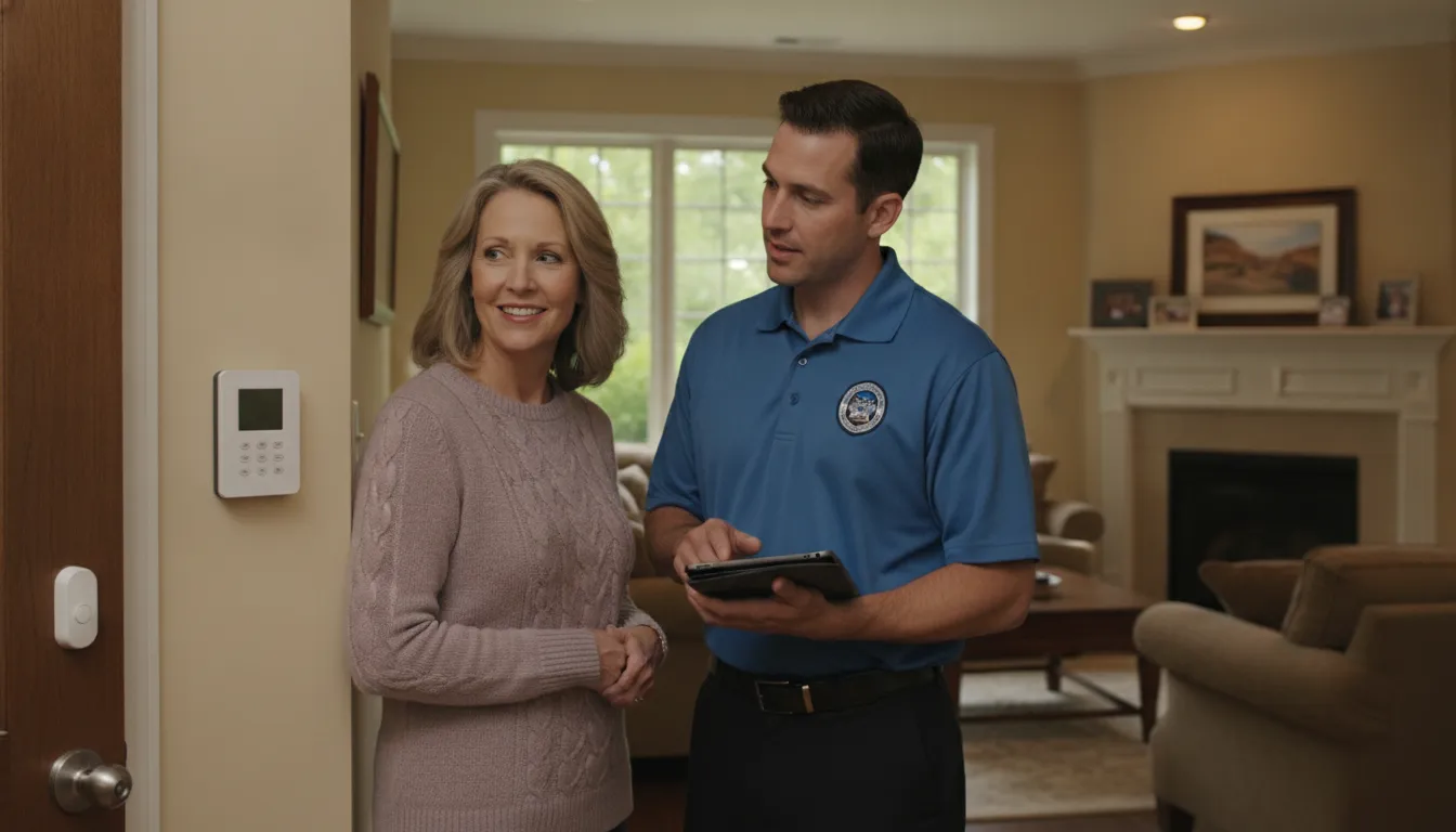 Local home security company consultation in Greenville