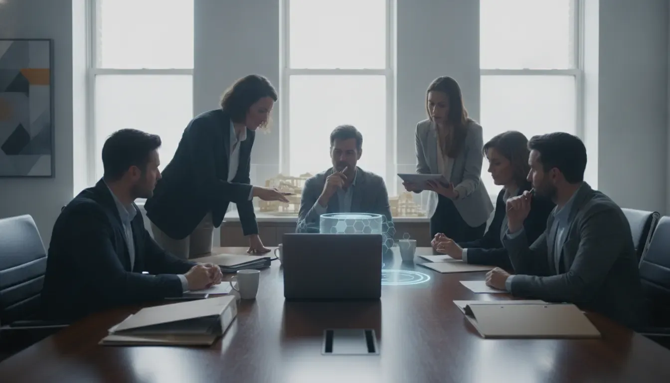 SaaS finance team organizing an investor due diligence data room