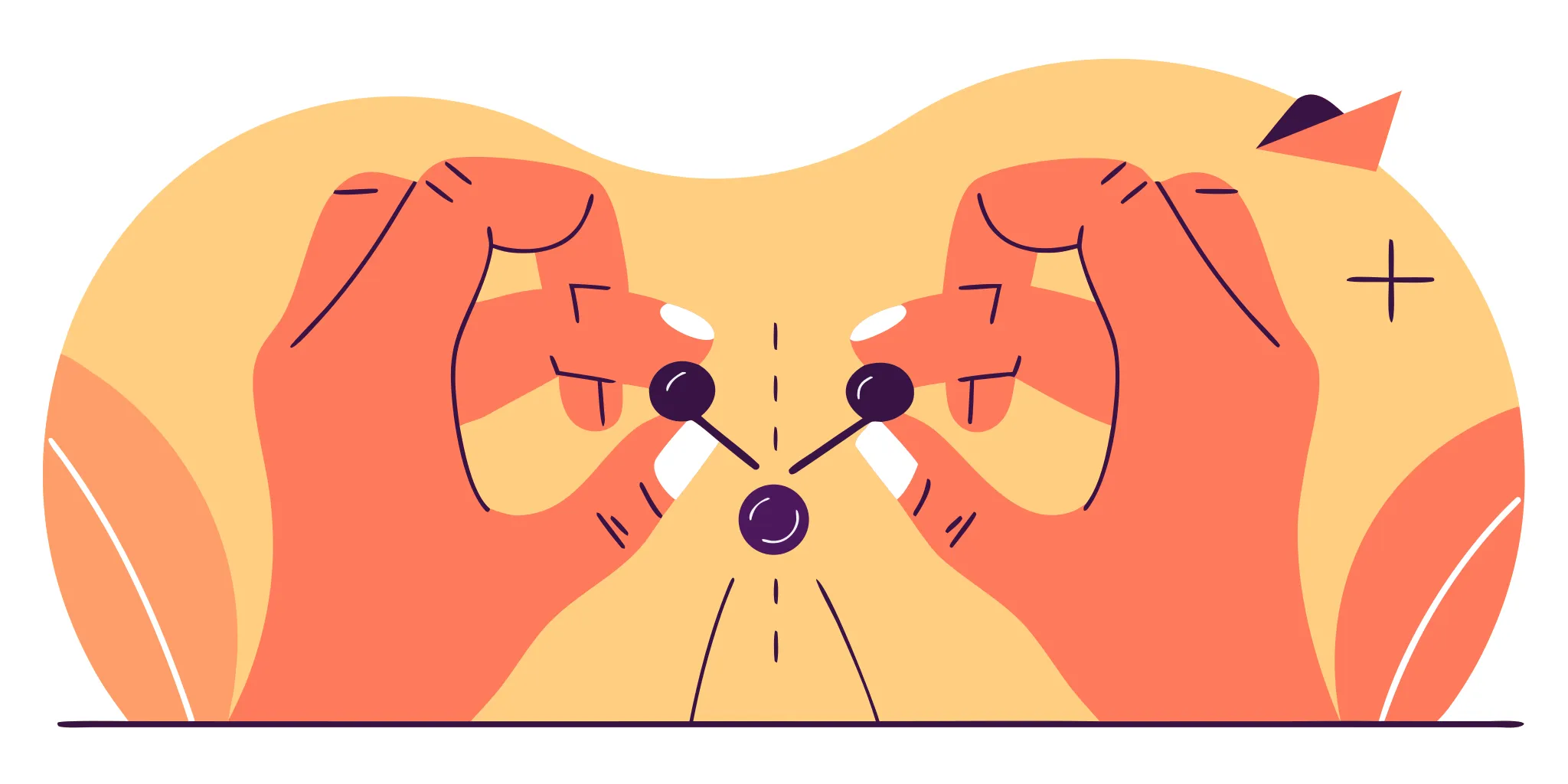 Step-by-step illustration showing how to remove and insert a threadless jewelry top with labeled hand positions