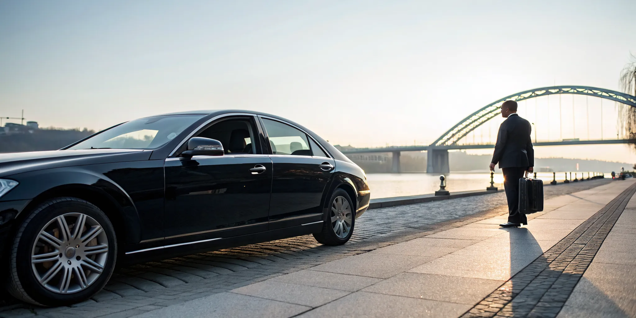 A black car and chauffeur service in Bayonne for executive travel.
