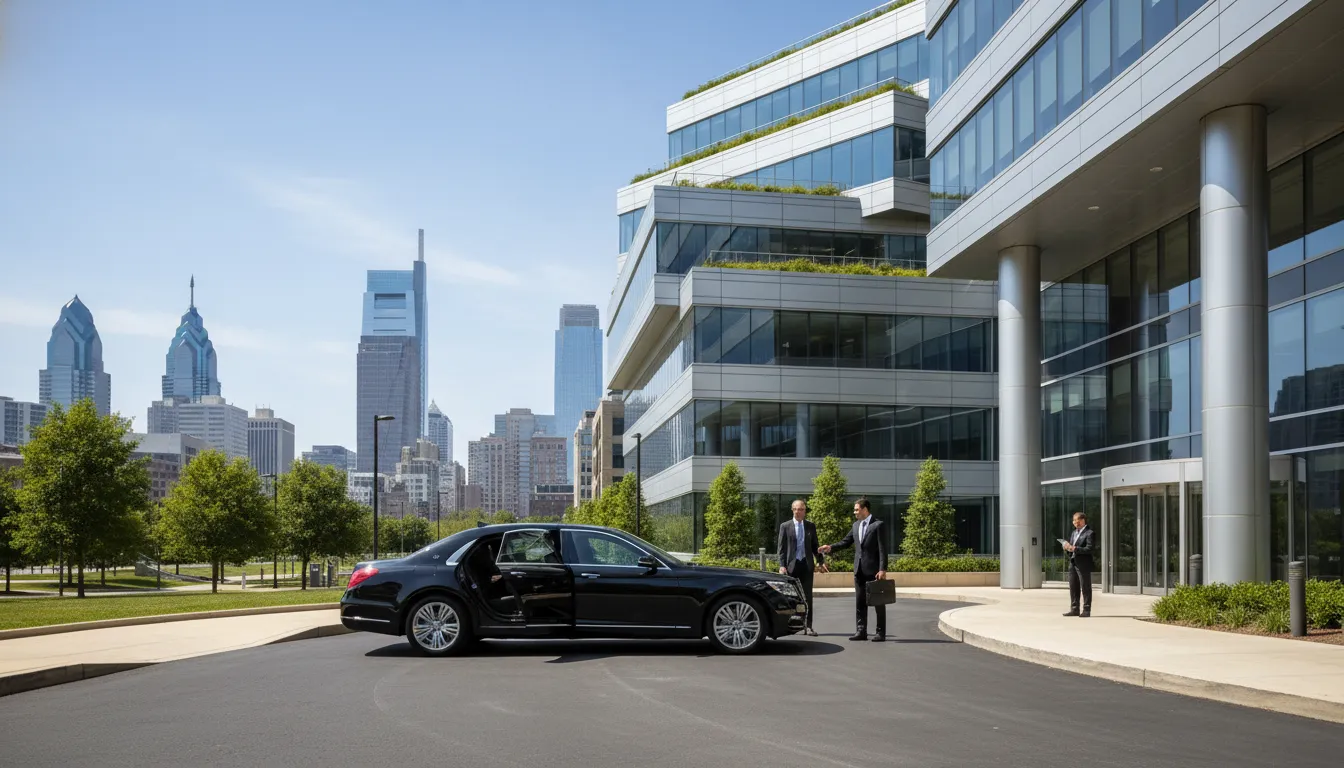 Black car service Philadelphia sedan for executive travel