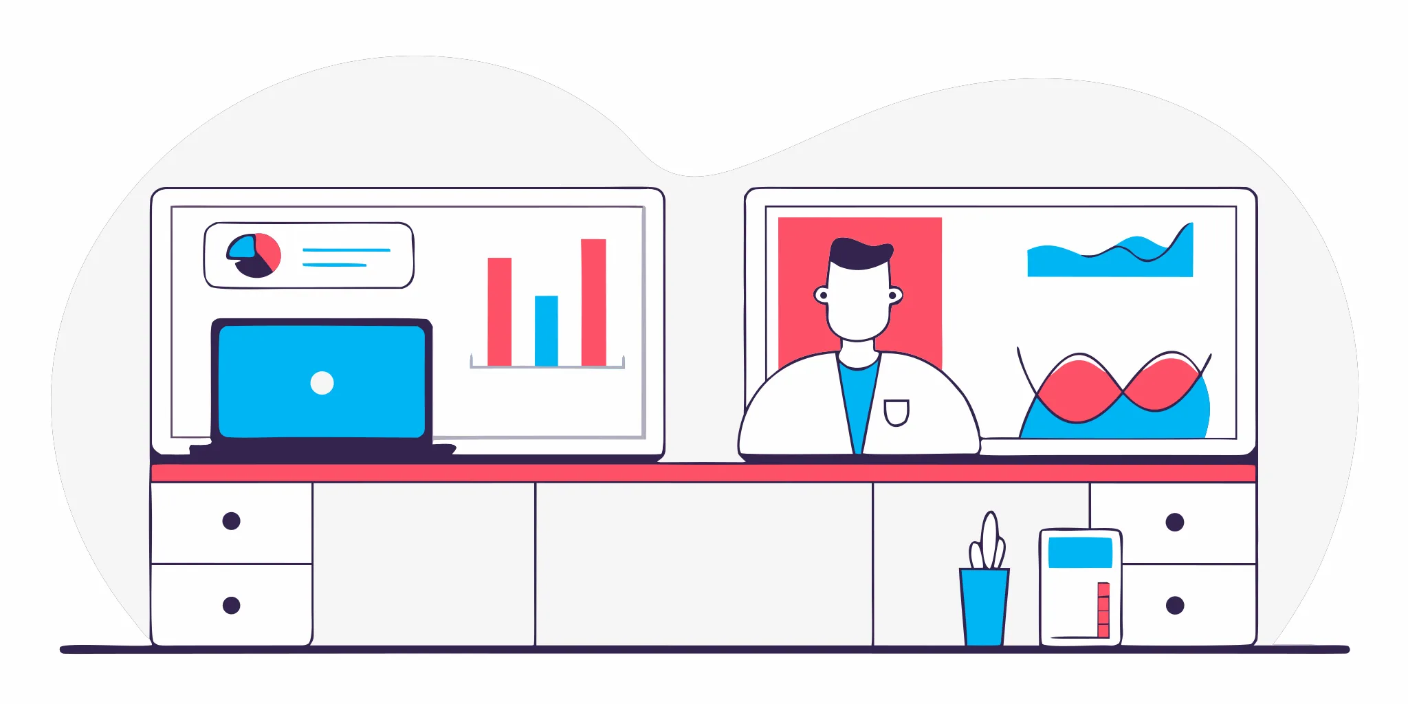 A healthcare provider evaluates an RPM platform's dashboard for their small practice.
