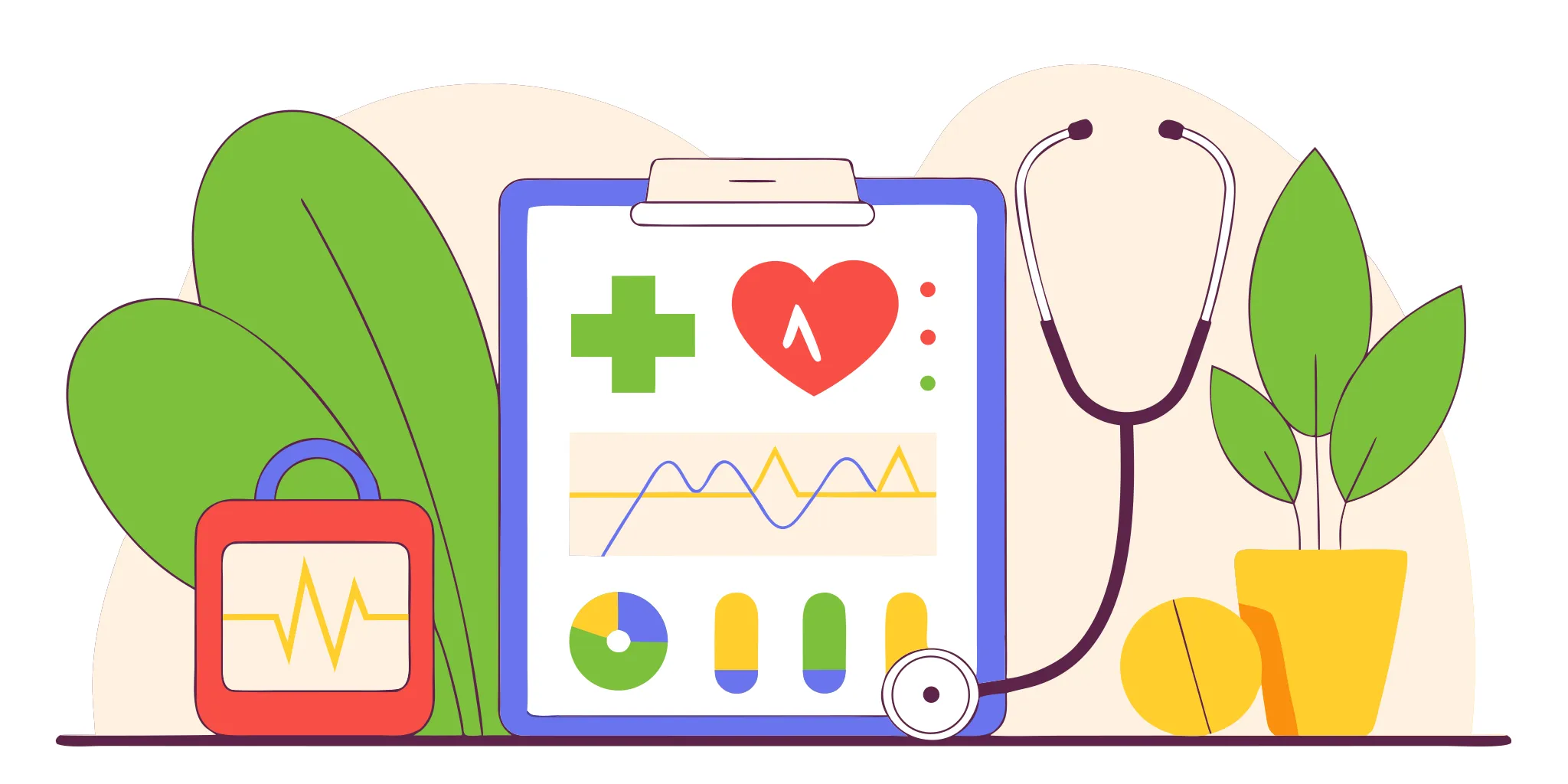 Doctor reviewing a patient's health data on a tablet with chronic care management software.