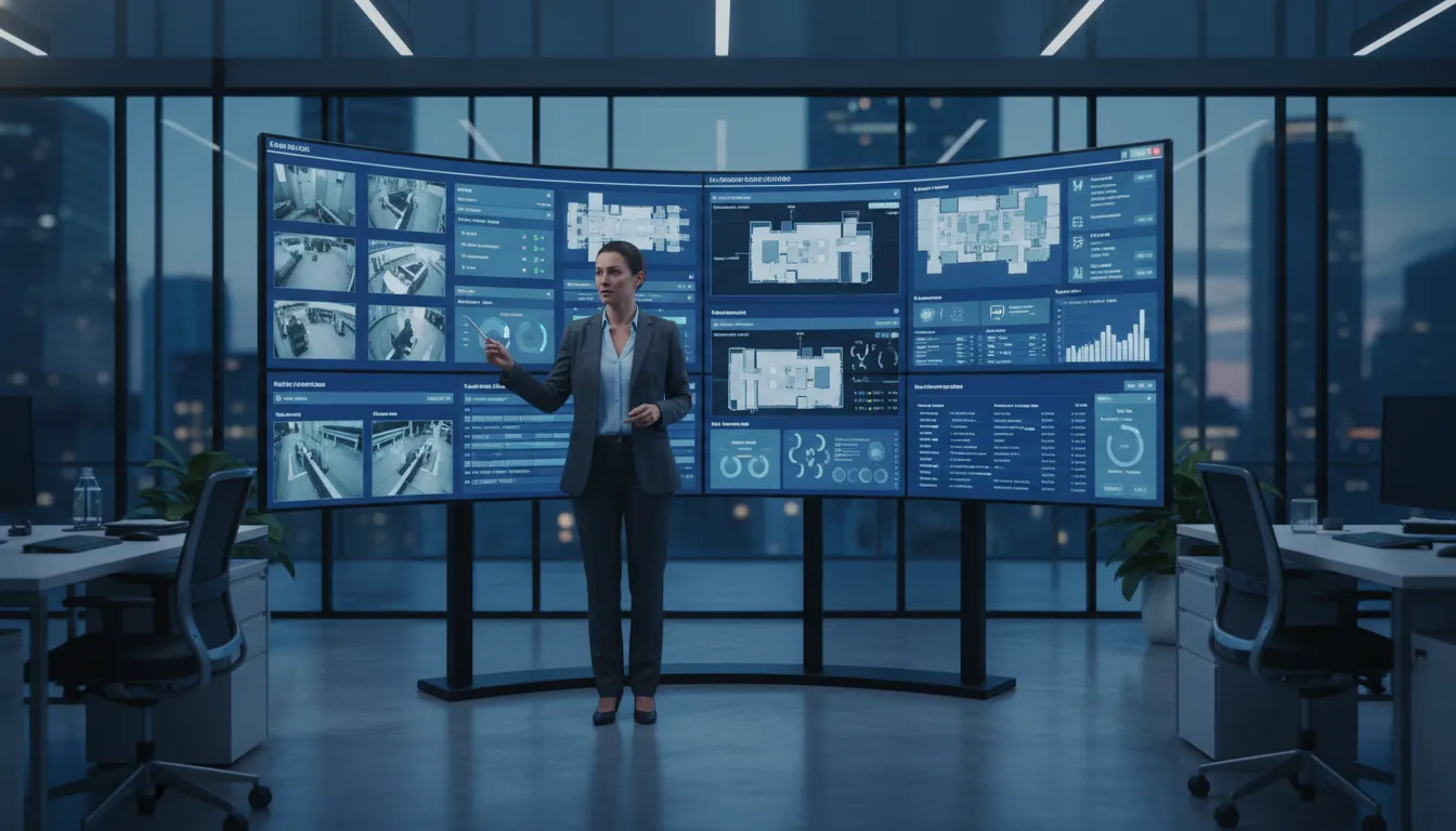 Centralized dashboard for the best commercial security systems across multiple sites