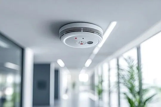 Fire alarm equipment protecting a commercial property