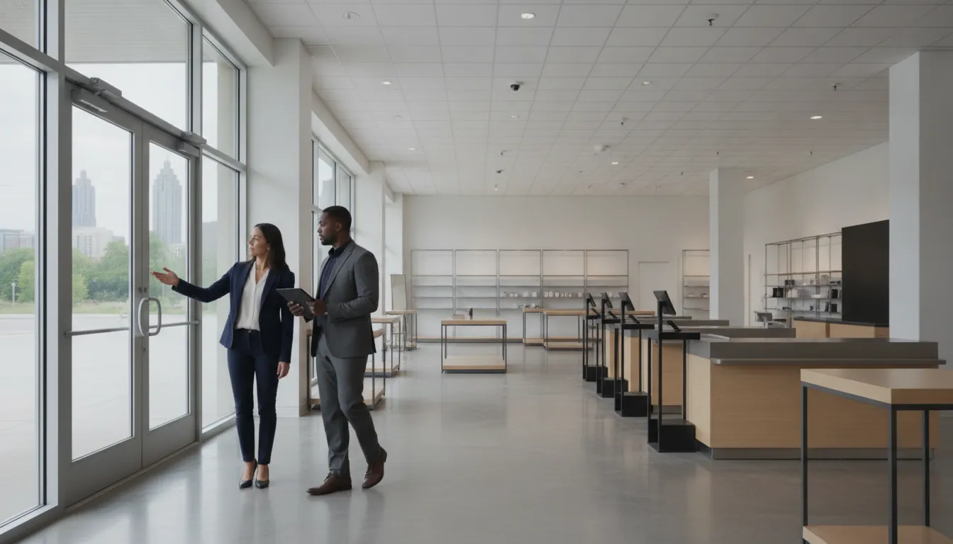 Security planning walkthrough in an Atlanta retail store