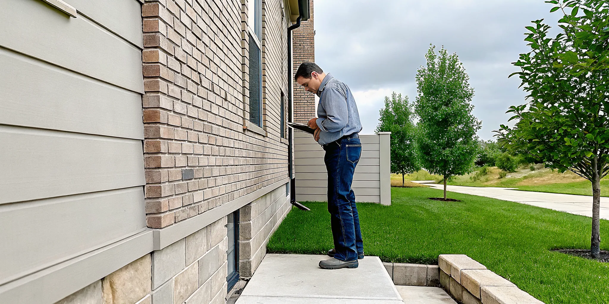 Foundation professional inspecting a Texas home before it is listed
