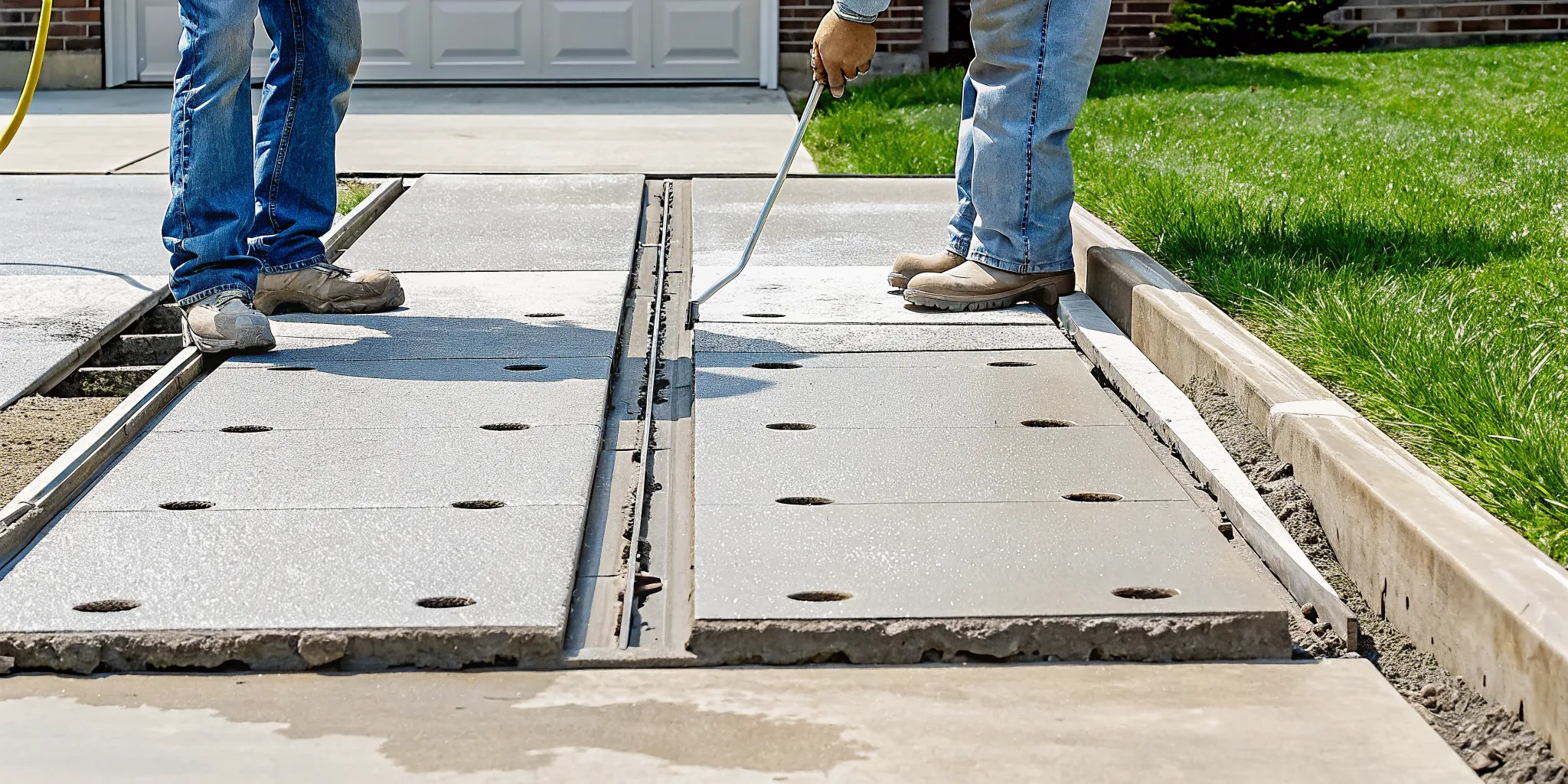 PolyLevel polyurethane foam injection concrete leveling